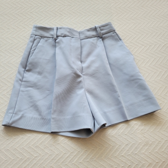 Zara Bermuda Shorts Size XS Light Blue - Picture 7 of 8